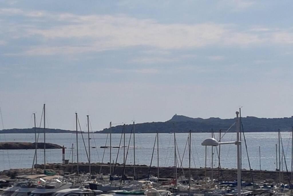T2 Magnifique Vue Mer Panoramique Six-Fours-les-Plages Exterior foto